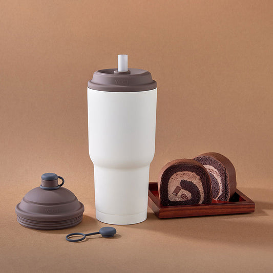 Instant Suction Cup 2nd Generation 900ml (Ceramic Liner) - Strong Tea Brown 