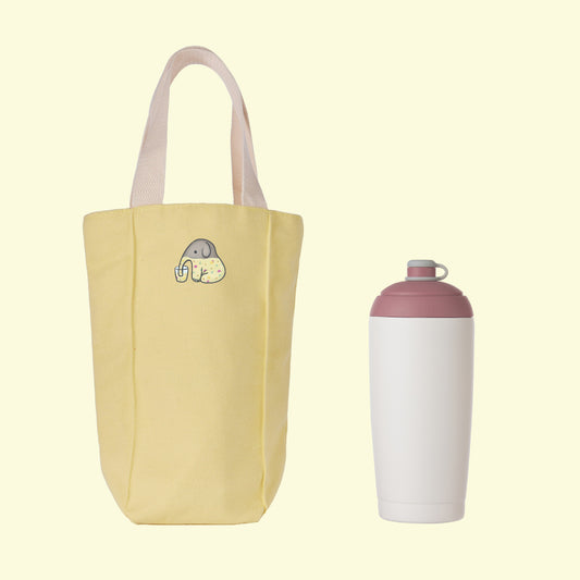 [Combined Offer] Instant Suction Cup II 550ml (ceramic lining) + tall drink bag 